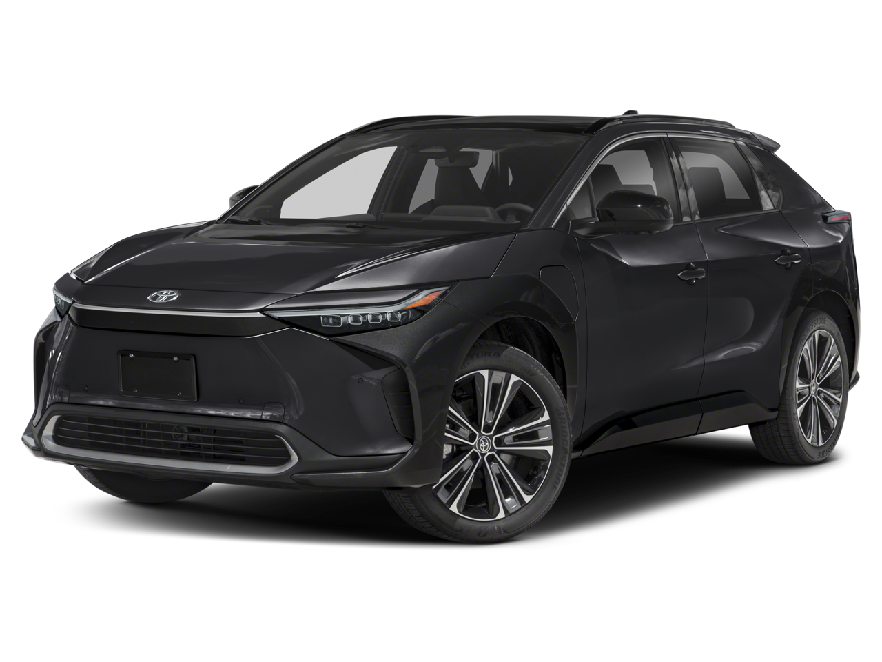 2023 Toyota bZ4X Limited in Pearl — front three-quarter view