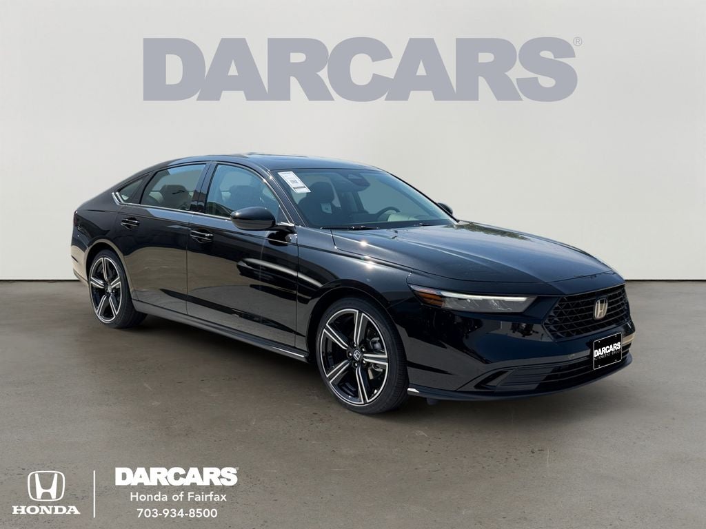 2026 Honda Accord SE in Crystal Black Pearl — front three-quarter view