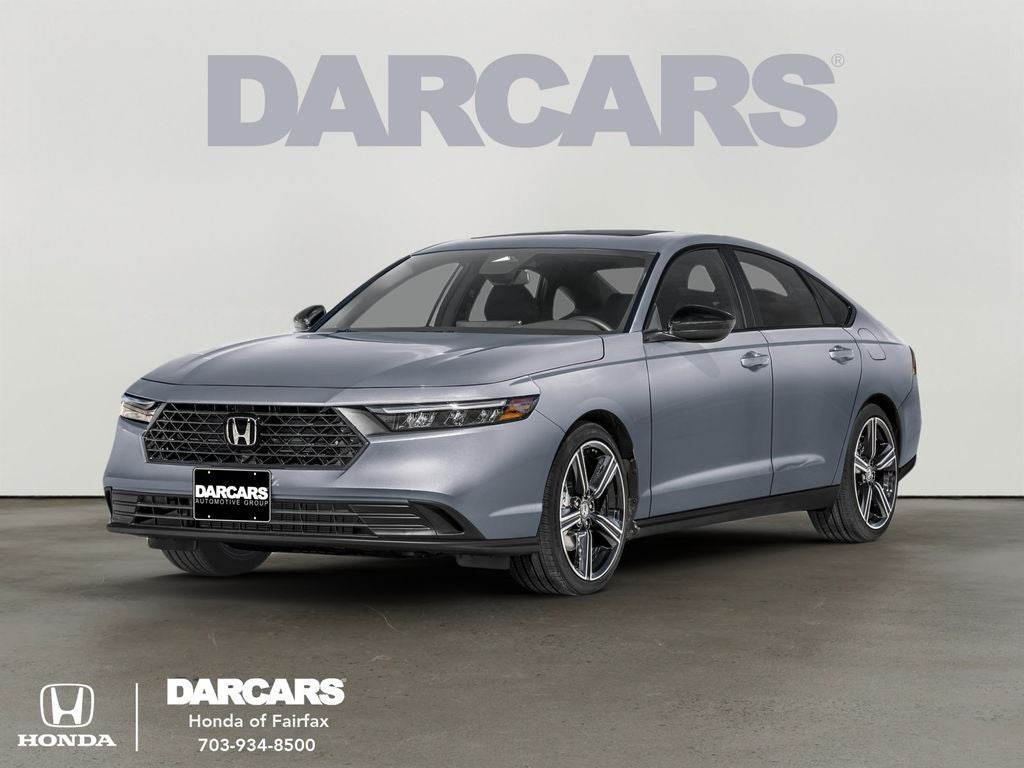 2026 Honda Accord Hybrid Sport in Urban Gray Pearl — front three-quarter view