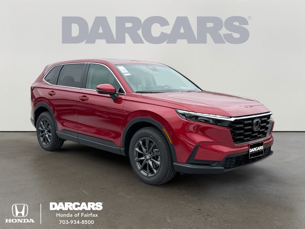 2026 Honda CR-V EX-L in Radiant Red Metallic — front three-quarter view