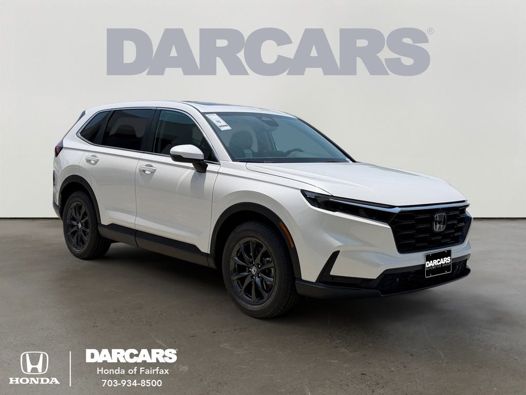 2026 Honda CR-V EX-L in Platinum White Pearl — front three-quarter view