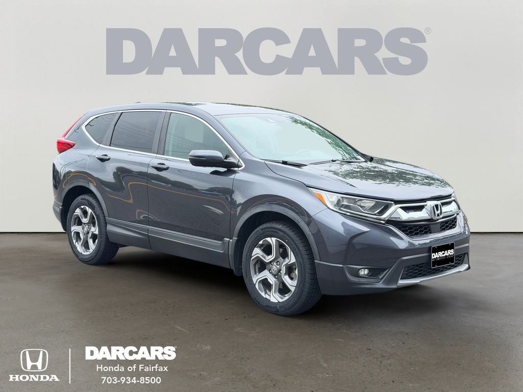 2018 Honda CR-V EX in Gray — front three-quarter view