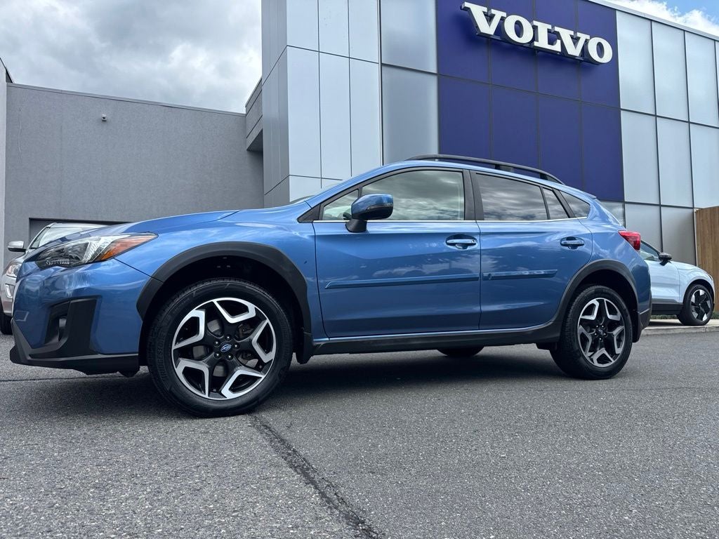 2019 Subaru Crosstrek 2.0i Limited in Quartz Blue Pearl — front three-quarter view