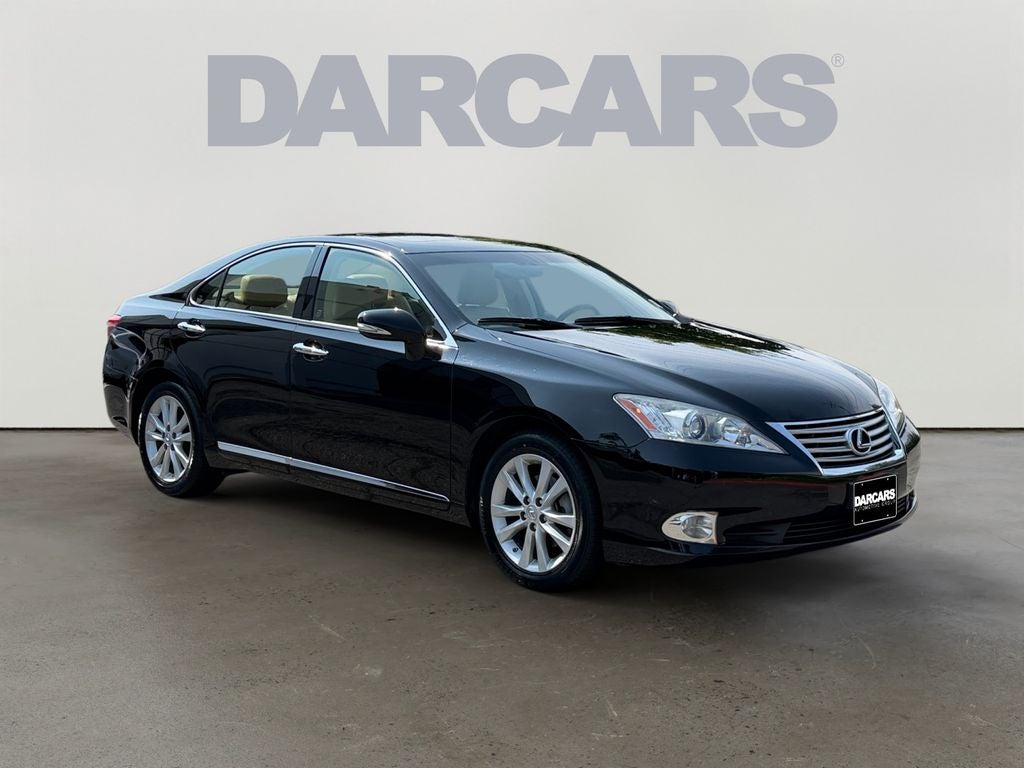 2012 Lexus ES 350 350 in Obsidian — front three-quarter view